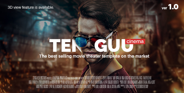 Tenguu Cinema – Movie Theater Template