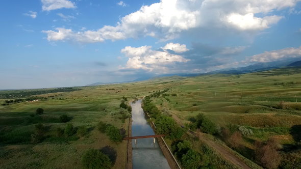 Large Irrigation Canal