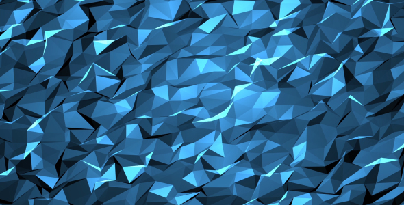 Blue Polygonal Background