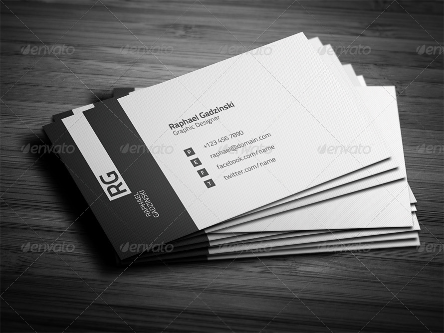 Simple Business Card, Print Templates | GraphicRiver