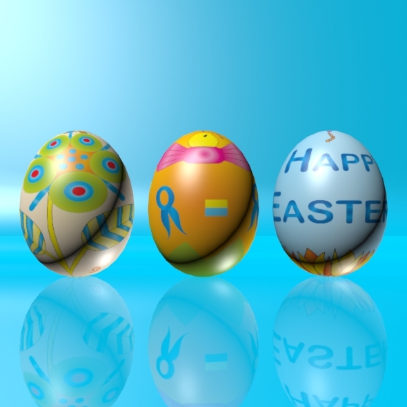 Easter Eggs Set - 3Docean 1767439