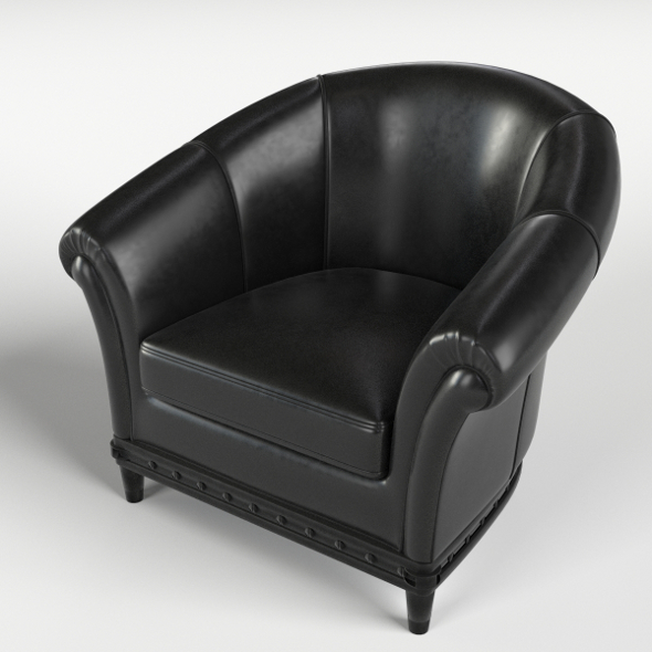 Armchair 4 (Chesterfield) - 3DOcean Item for Sale