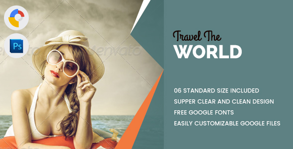 Travel World Banners HTML5 - GWD
