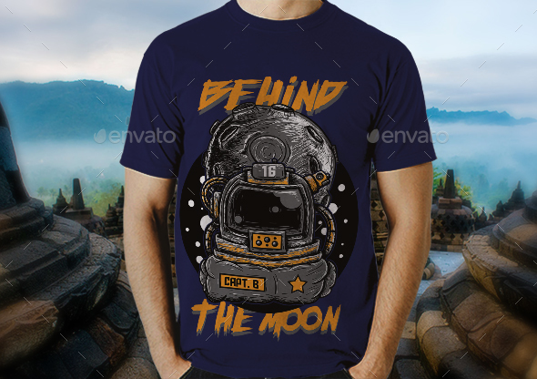 Behind The Moon, T-Shirts | GraphicRiver