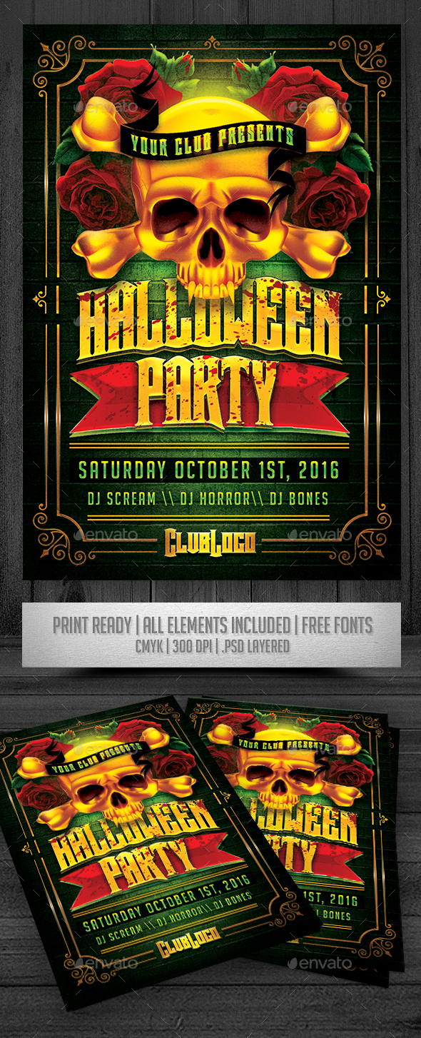 Halloween Party Flyer - Events Flyers