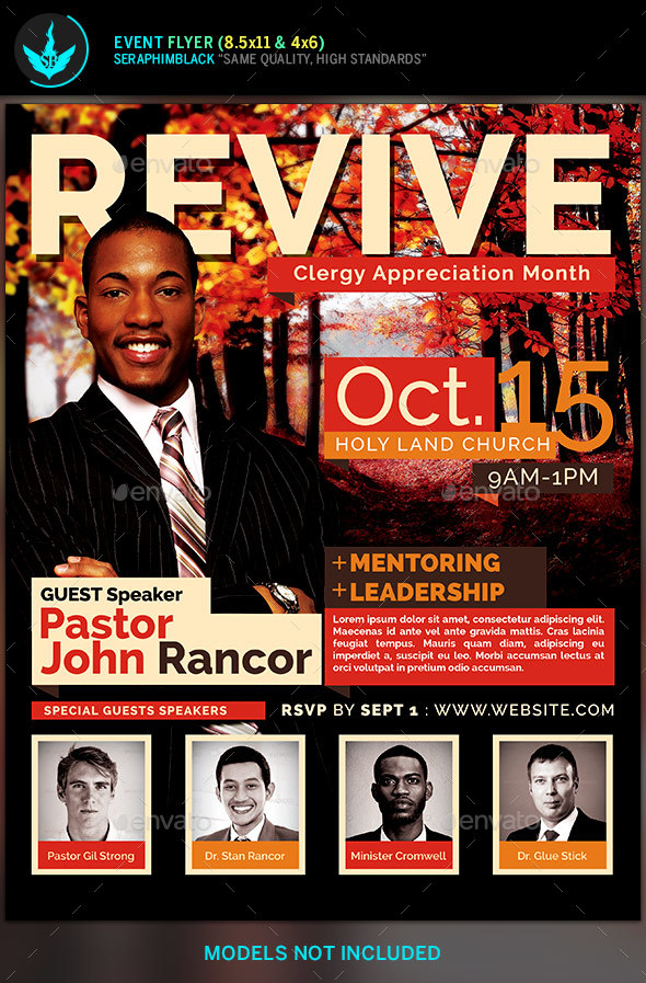 church revival flyer template