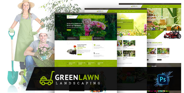 GREENLAWN- Gardening and - ThemeForest 17451851