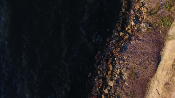 Aerial View To Cliff And Baltic Sea In Estonia 7 alt
