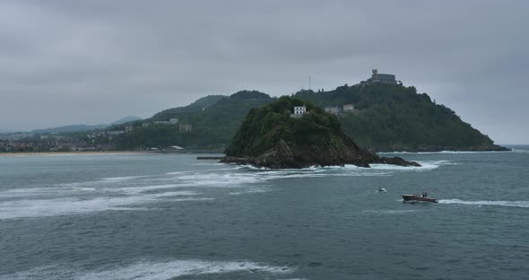 Bay of Biscay, San Sebastian, also known as Donostia–San Sebastián,   Spain alt