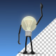 Bulb Character Gets Idea Bulb Character Gets Idea - VideoHive Item for Sale
