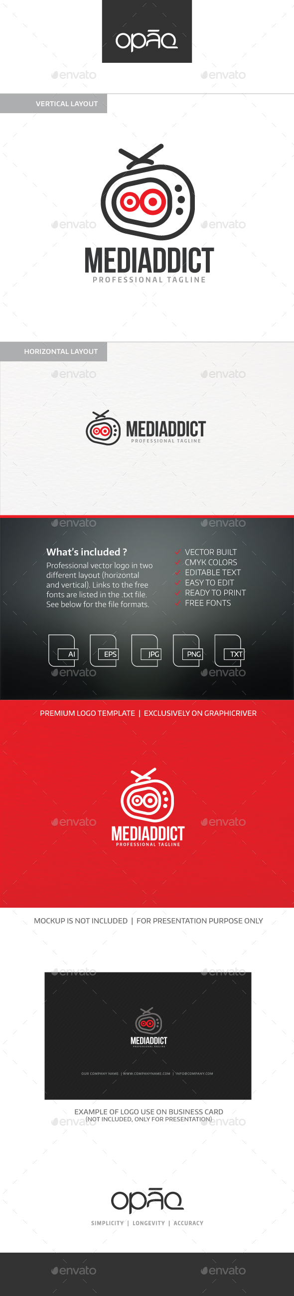 MediAddict Logo - Symbols Logo Templates