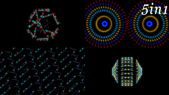 Blink Neon - VJ Loop Pack (5in1) alt