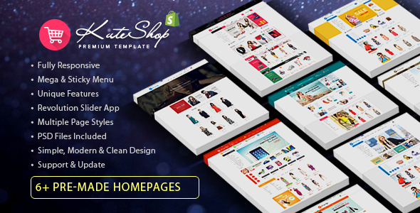 KuteShop - Multipurpose Responsive Shopify Theme - Shopify eCommerce
