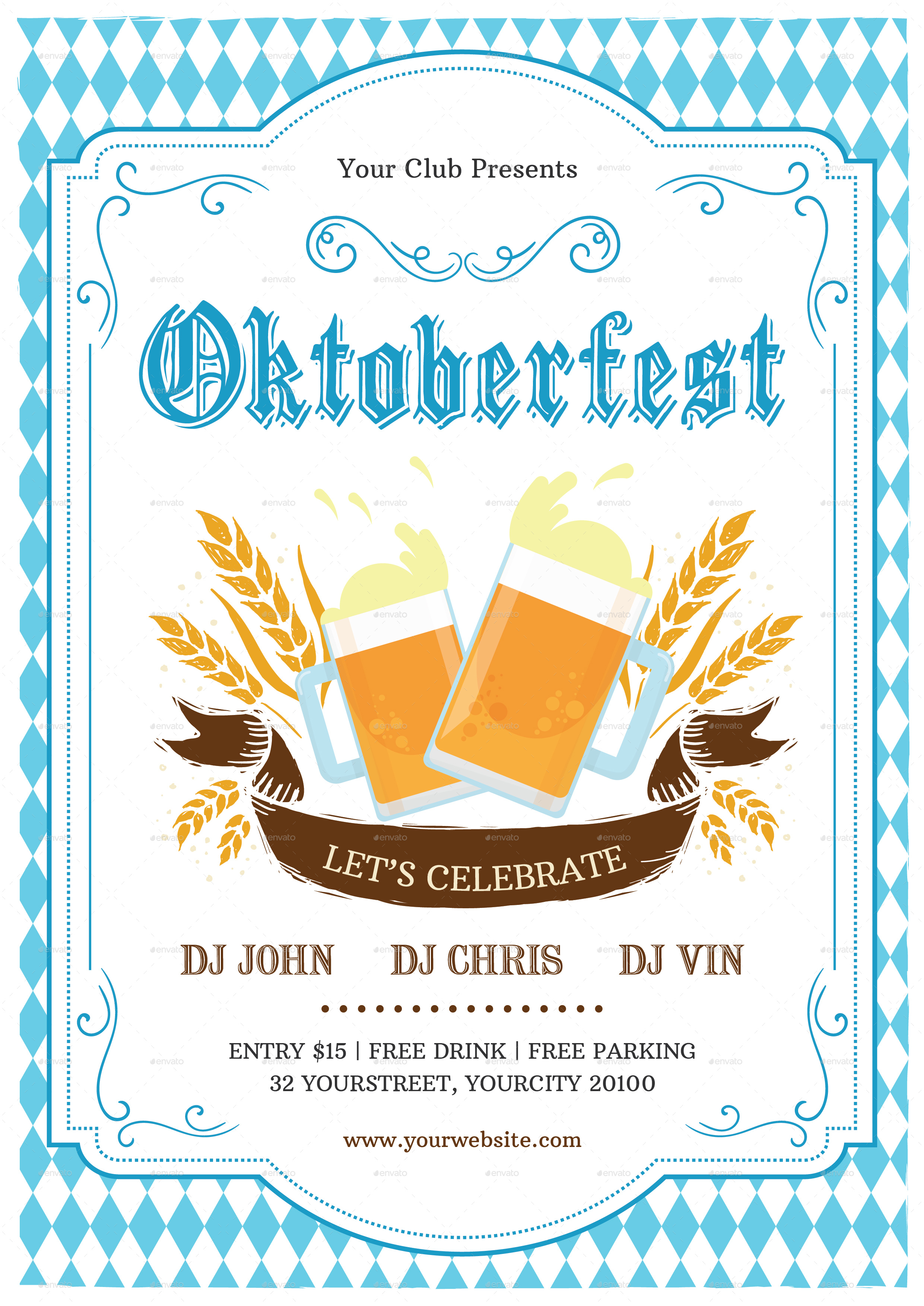 Oktoberfest Flyer By Creativestoree Graphicriver