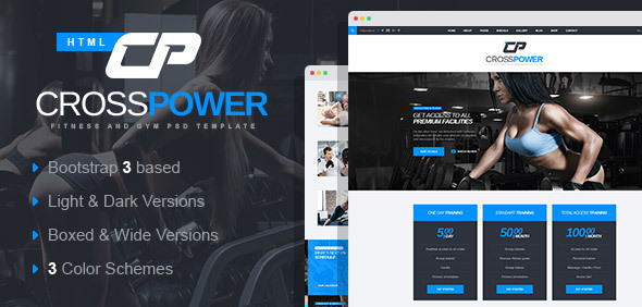 CrossPower - Sports - ThemeForest 17847885