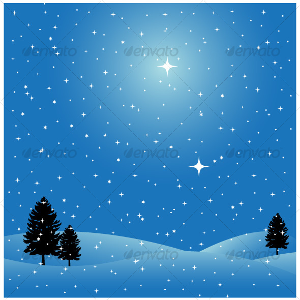 Winter scene - Seasons Nature