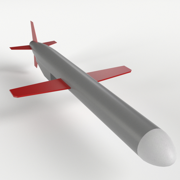 BGM-109 Tomahawk Cruise Missile - 3DOcean Item for Sale