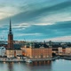 Stockholm, Sweden. Scenic View Of Stockholm Skyline At Summer Evening. Famous Popular Destination - VideoHive Item for Sale