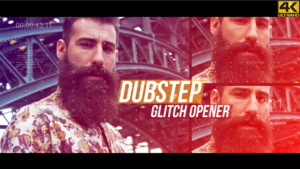 Dubstep Glitch Opener - 4K