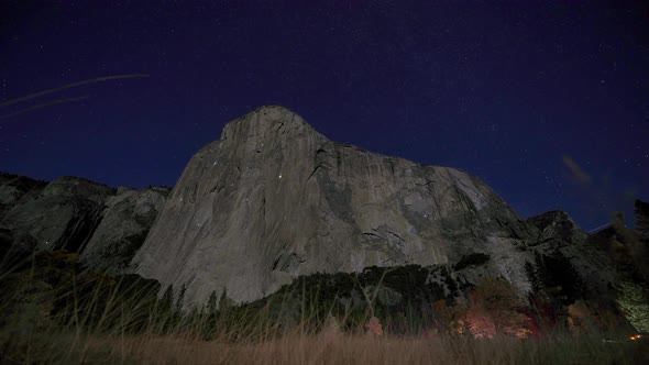El Capitan night climbing alt