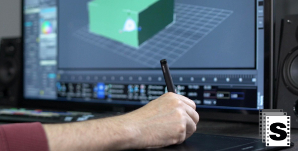 Designer Using Stylus Pen alt