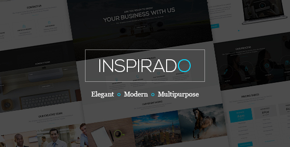 Inspirado Multi-purpose Elegant PSD Template - Corporate PSD Templates