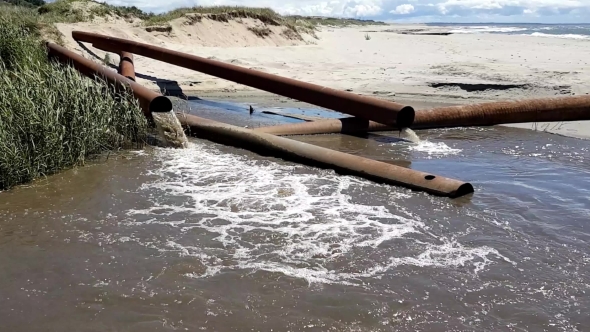 Water Pollution Rusty Pipes