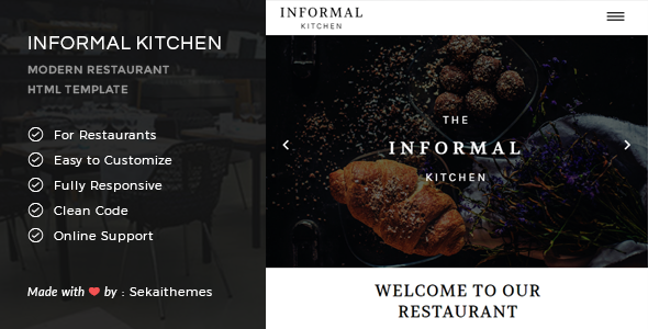 Informal Kitchen - ThemeForest 17907145