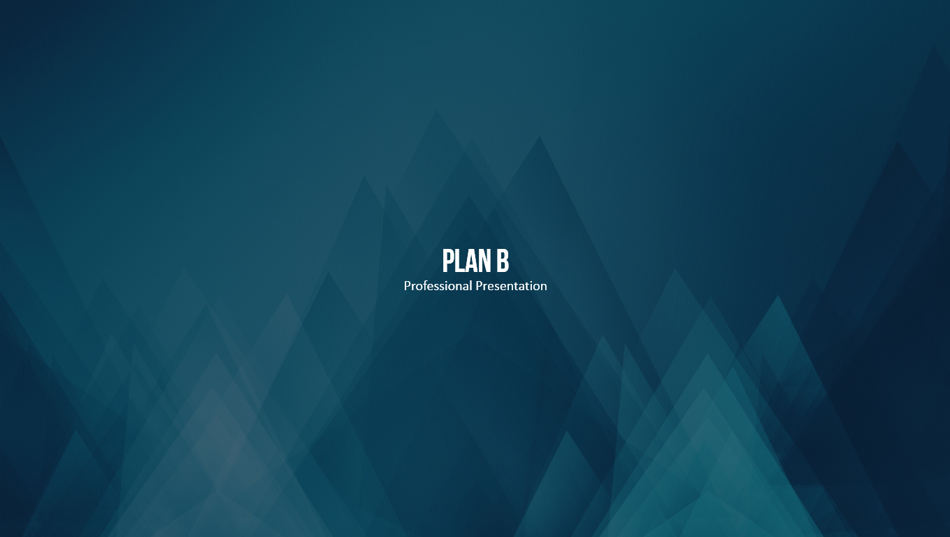 Plan B - Multi-purpose Powerpoint Template, Presentation Templates