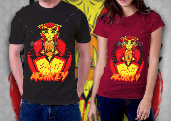 Saint Monkey, T-Shirts | GraphicRiver