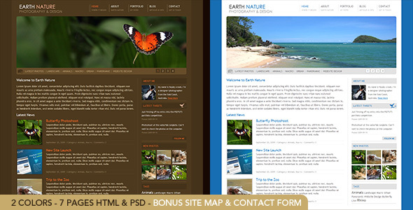 Earth Nature - ThemeForest 68909