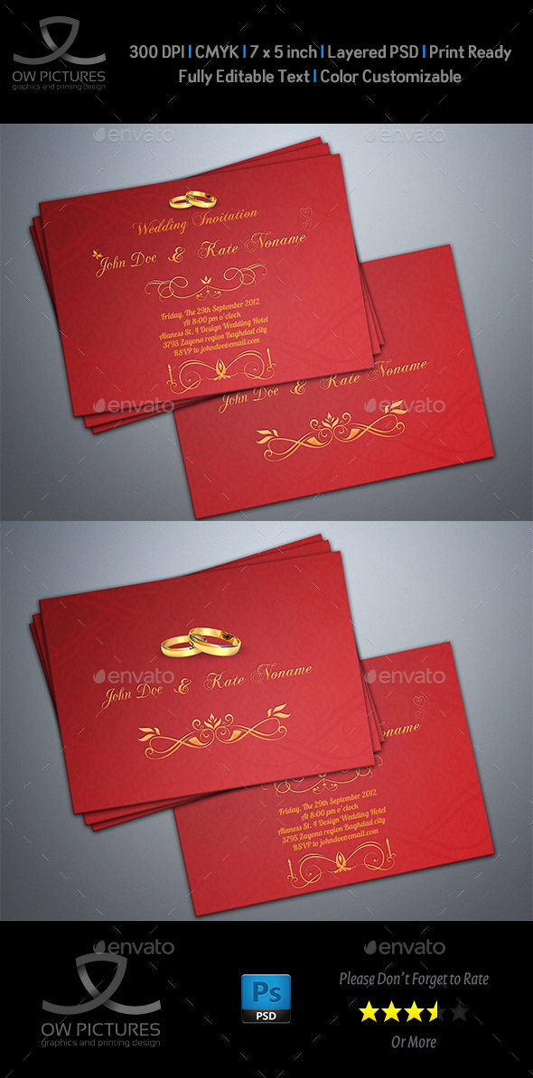 Wedding Invitation Card