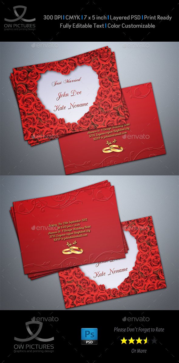 Wedding Invitation Vol.5