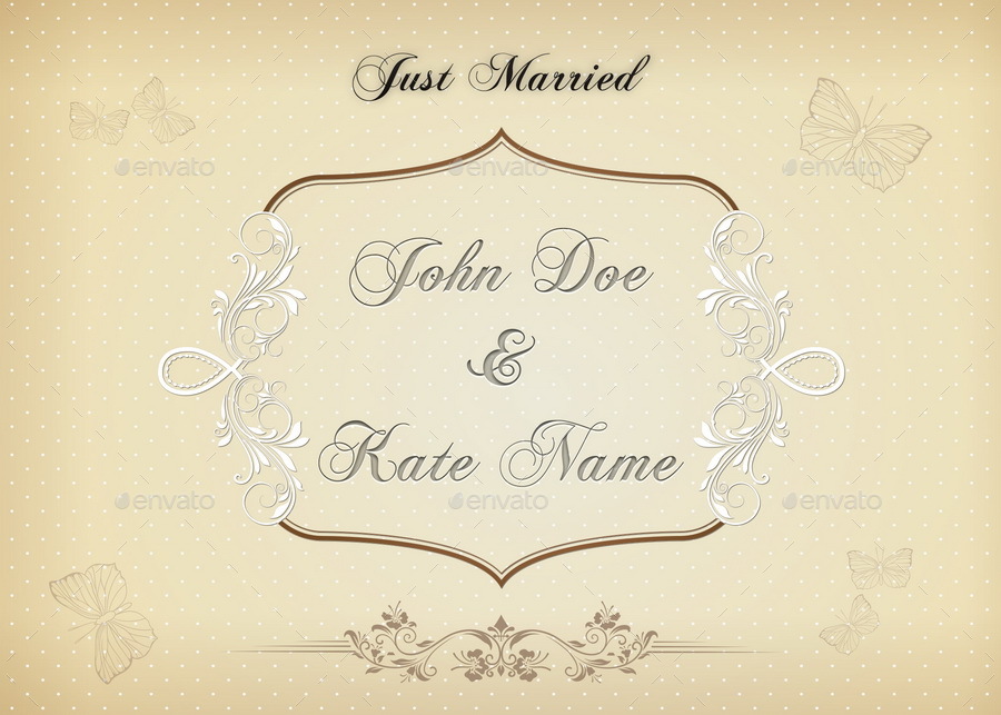 Wedding Invitation Card Template Vol.7 By Owpictures 