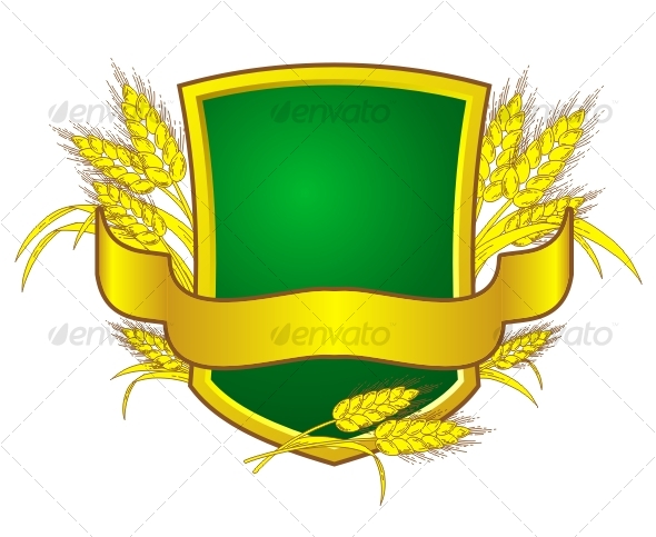Bread and shield - Decorative Symbols Decorative