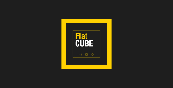 Flat Cube - VideoHive 17804877