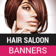 Hair Saloon Banner HTML5