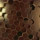 Background with Golden Hexagons - VideoHive Item for Sale