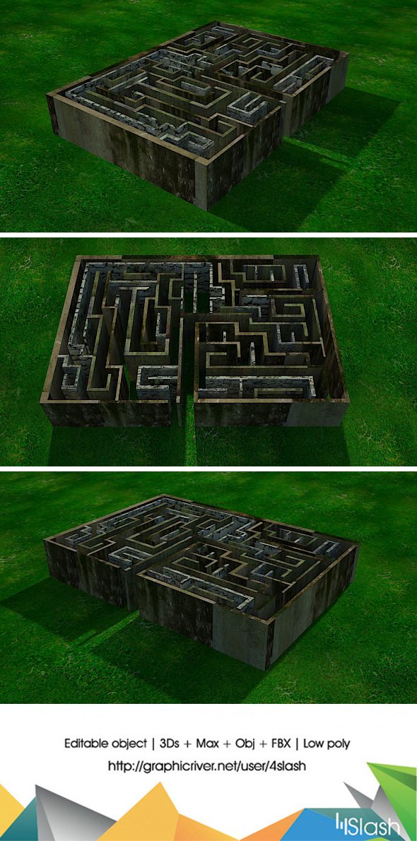 3d Maze Model - 3Docean 17928510