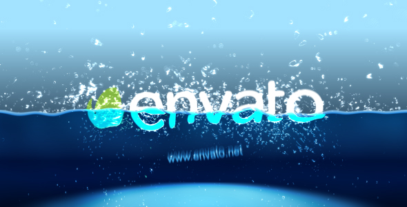 Half Water logo - VideoHive 17929264