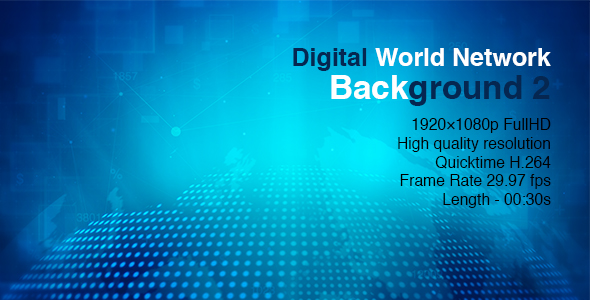 Digital World Network Background 2 alt