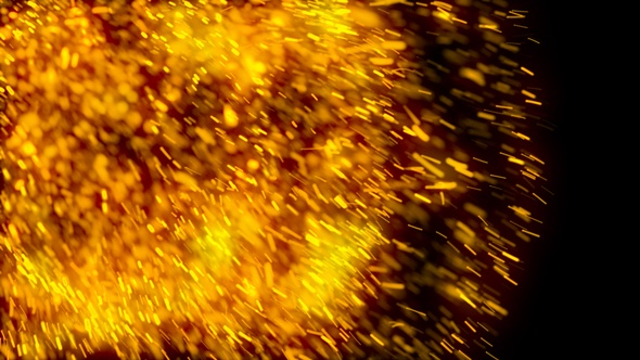 Golden Particles Explosion V8 alt
