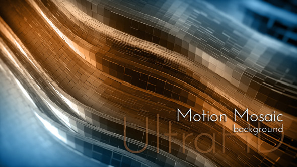 Motion Rectangles Mosaic Background