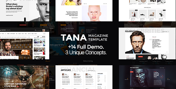 Tana Magazine - ThemeForest 15371240