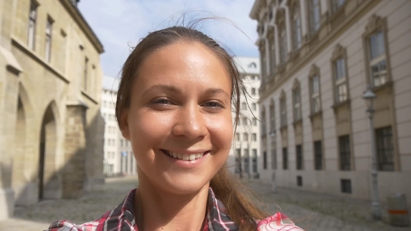Circular Selfie On Old Vienna Area