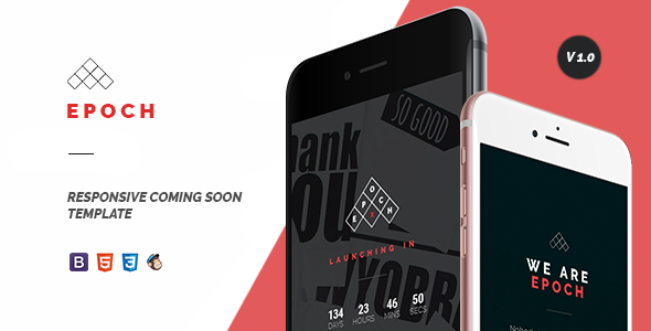 Epoch – Coming Soon Template - Under Construction Specialty Pages