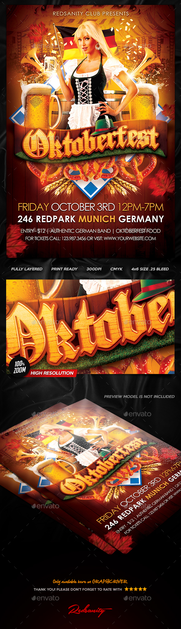 Oktoberfest Flyer V1 - Events Flyers