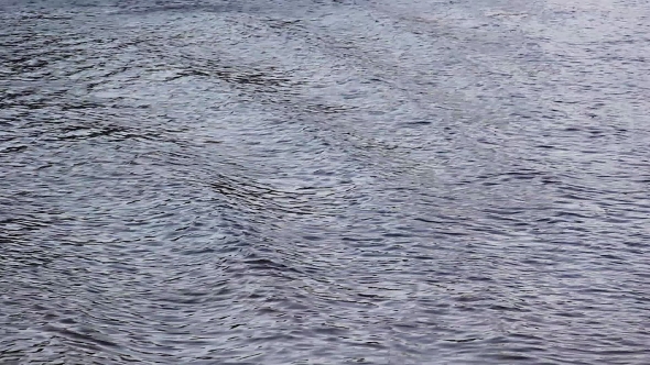 Amazing Nature Texture of Running Ripple on the Water