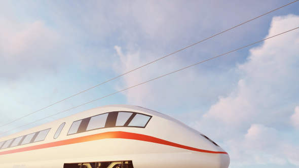 High Speed ICE Train - Sunset, Motion Graphics | VideoHive
