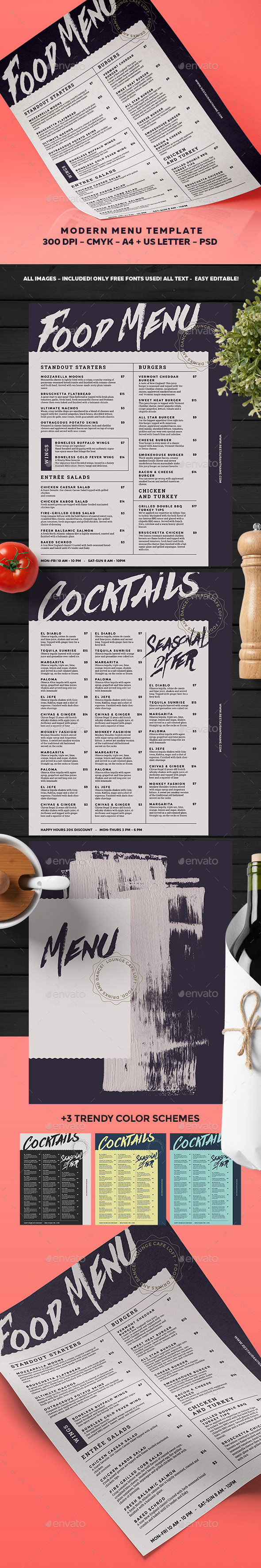 Menu Template